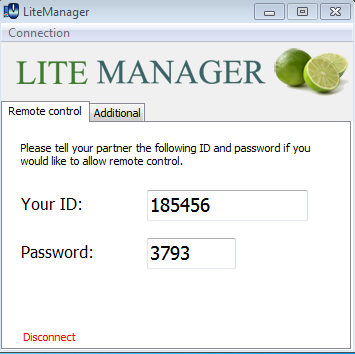 LiteManager server module.
