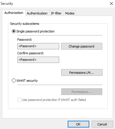 LiteManager security